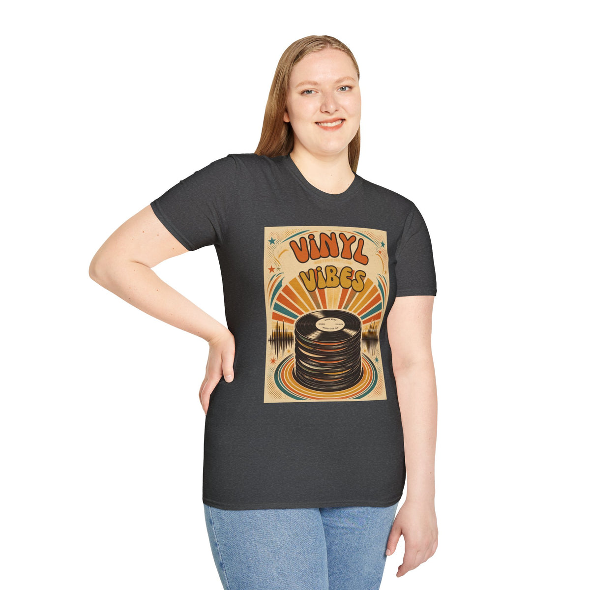 Vinyl Vibes Retro Record Tee | T-Shirt