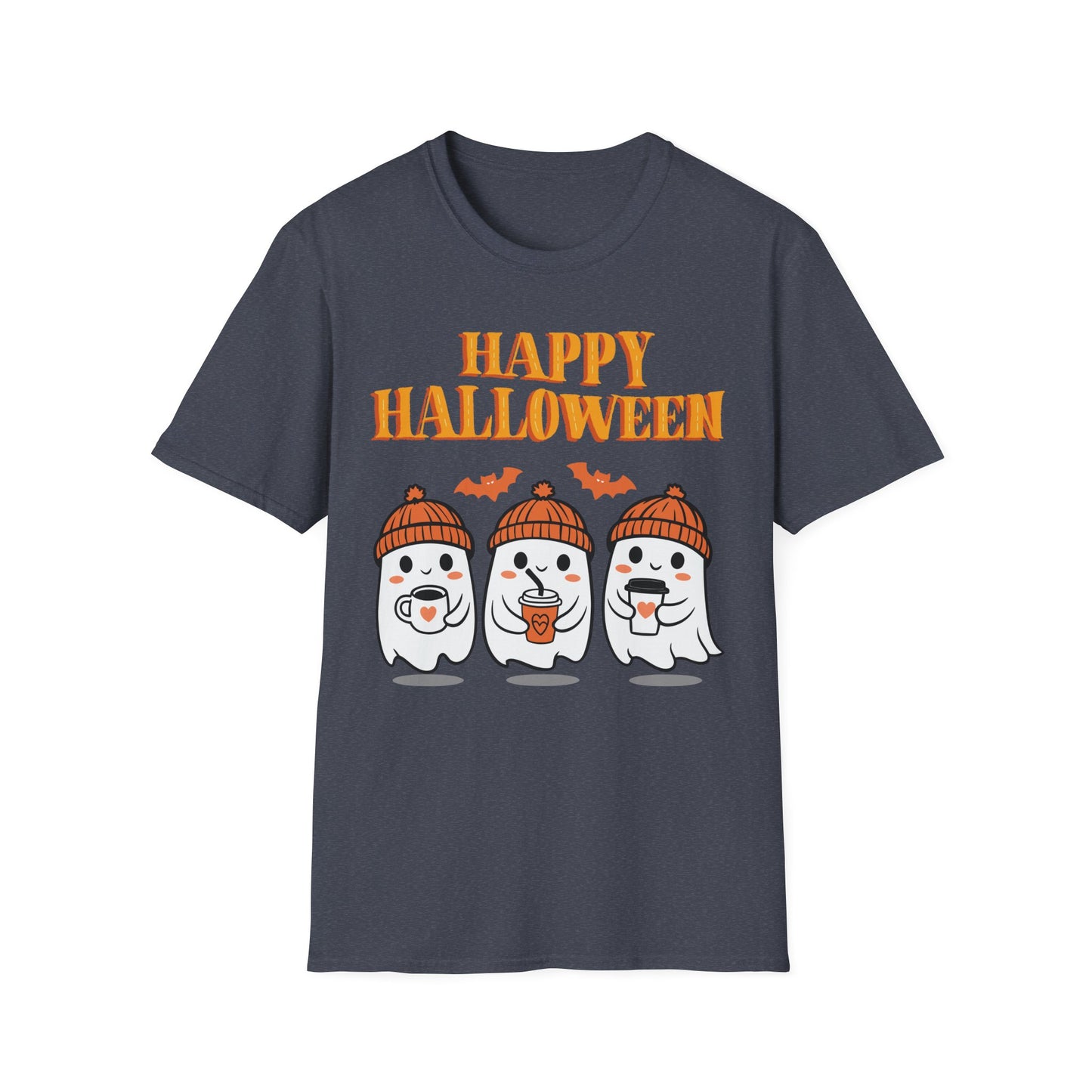 Happy Halloween Unisex Softstyle T-Shirt, Cute Halloween Tee, Fall Fashion, Pumpkin Spice Lovers, Halloween Party Outfit, Trendy [...]