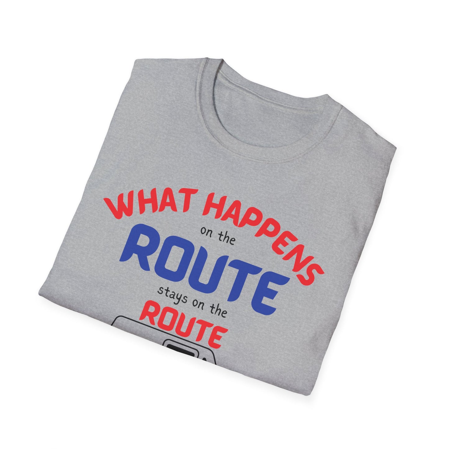 Fun Route Adventure T-Shirt, Casual Tee, Travel Shirt, Road Trip Gift, What Happens on the Route Tee, Unisex Gift Idea