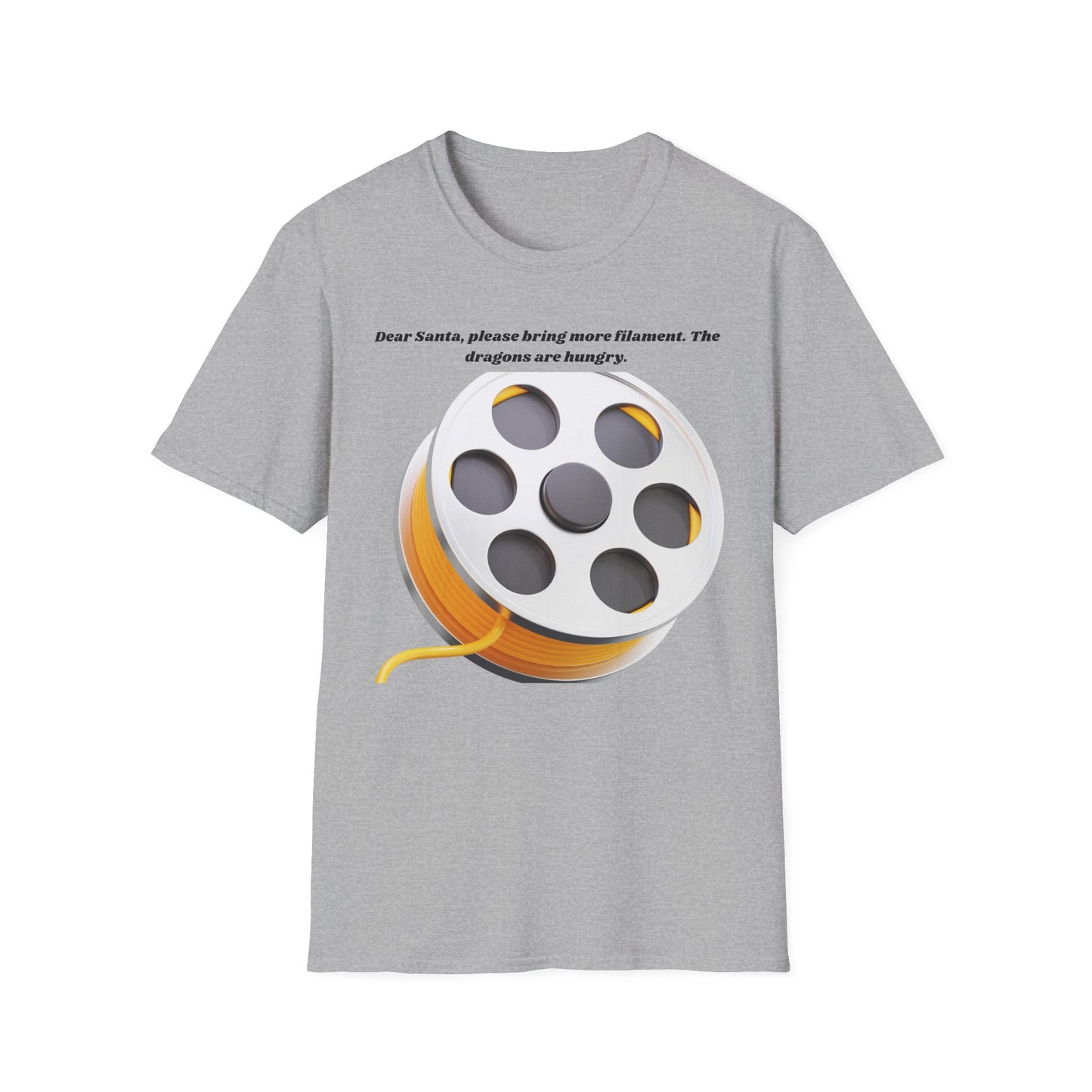 Filament Spool Graphic T-Shirt | 3D Printing Humor