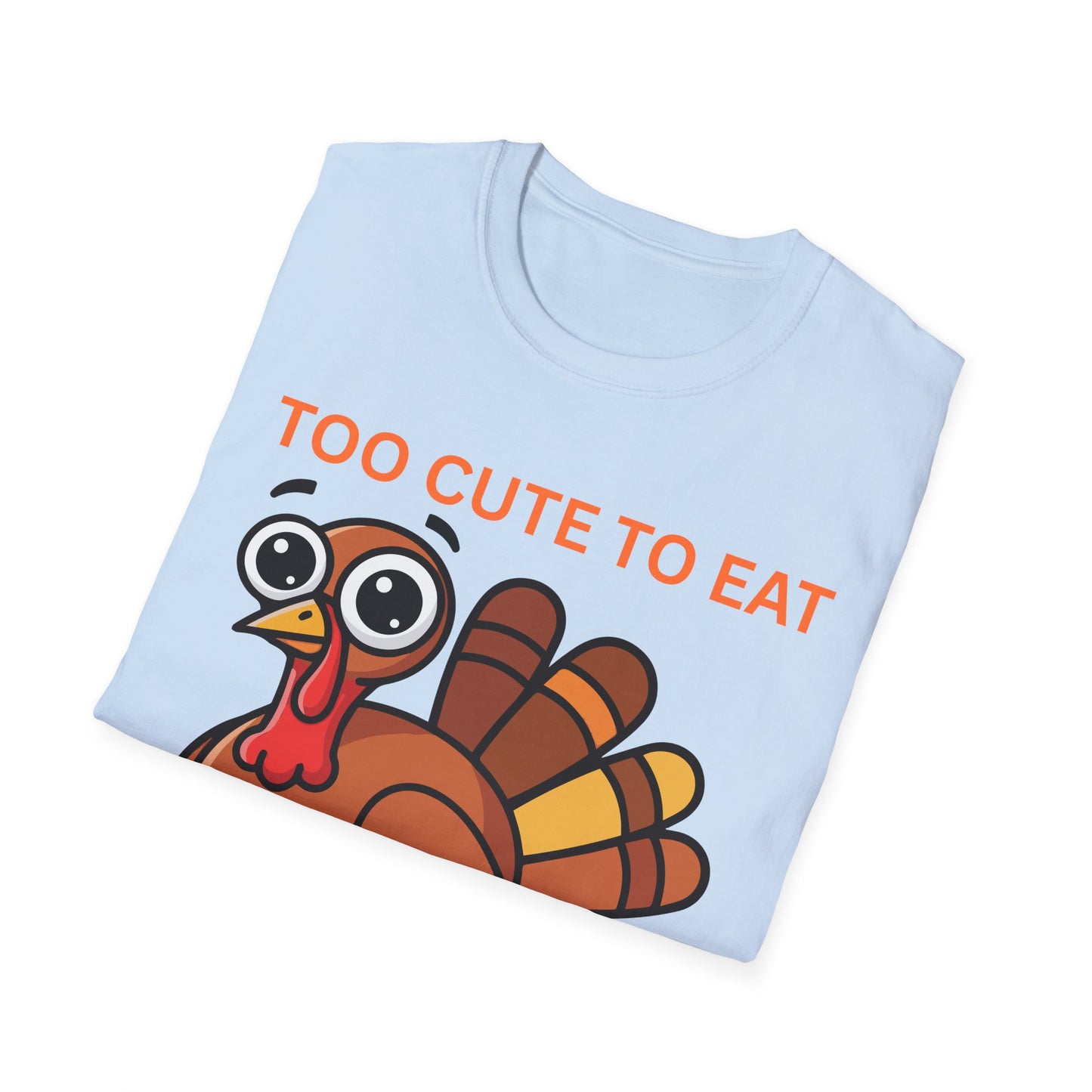 Cute Thanksgiving Turkey T-Shirt, Funny Holiday Shirt, Family Gatherings, Thanksgiving Celebration, Gift for Turkey Lovers, Unisex Tee
