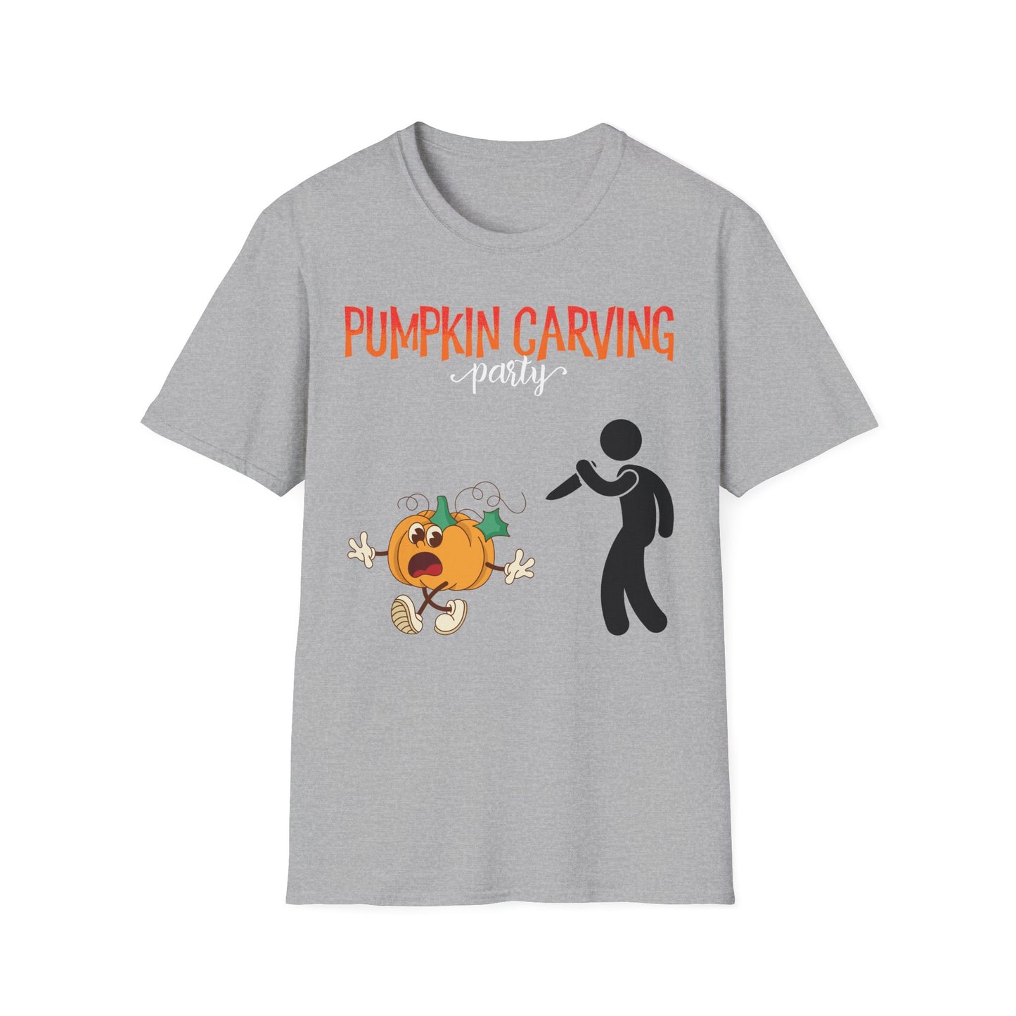 Funny Pumpkin Carving T-Shirt, Unisex Halloween Shirt, Fall Festivities Tee, Spooky Season Apparel, Quirky Halloween Gift