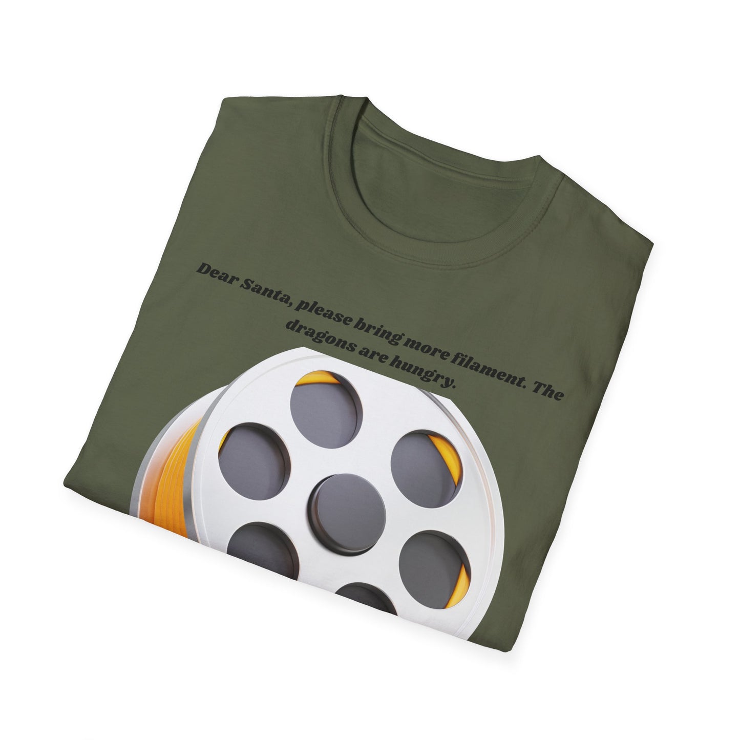Filament Spool Graphic T-Shirt | 3D Printing Humor