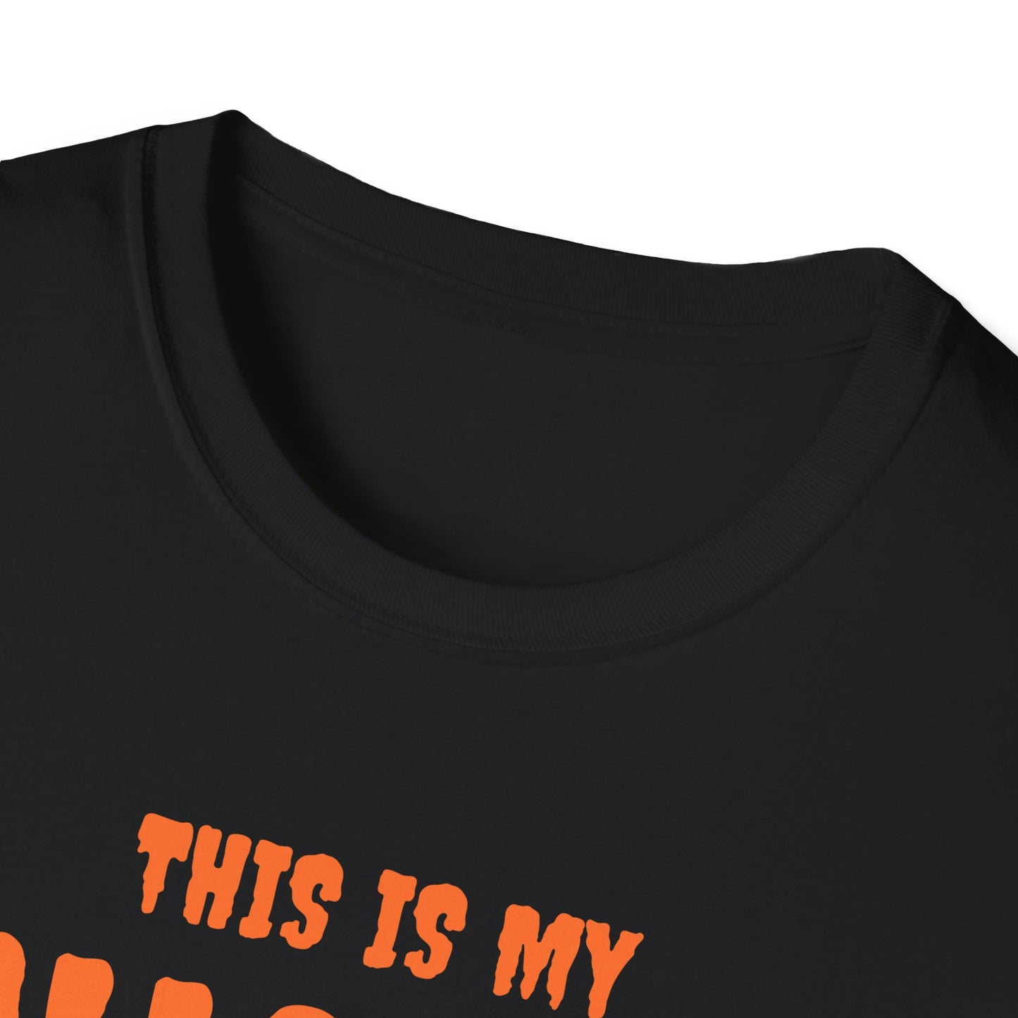 Halloween Costume T-Shirt, Fun Unisex Tee, Spooky Season Apparel, Casual Halloween Wear, Trick or Treat Shirt, Gift for Halloween Lovers